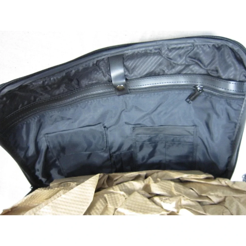 VTG Pierre Cardin Henry Rosenfeld Carry-on Travel Bag Black 9221 Deadstock NWT